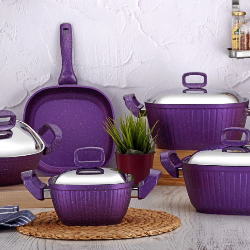 Luxury Series 9 Pieces Cookware Set