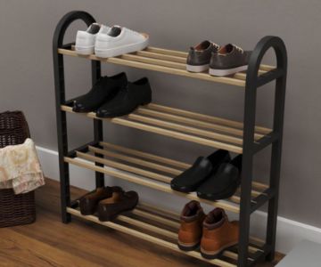 Bienwood Bie-6710 4 Shelves of Shoe Rack