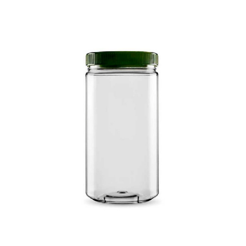 Sarkap 1000 ml  Cylinder Plastic Jar With Cap