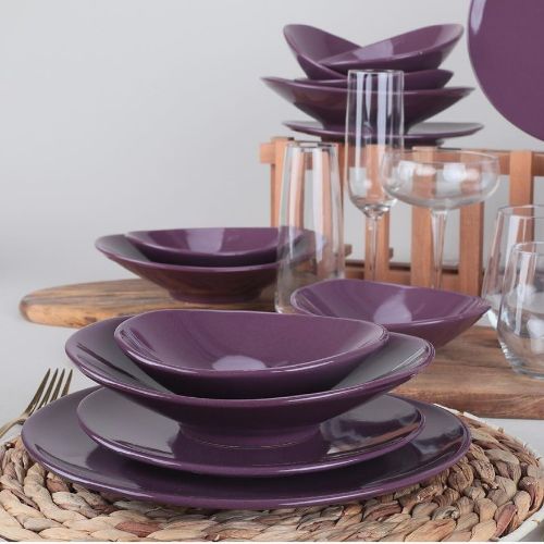 OVAL SERIES SOLID COLOR : SHINNY PURPLE