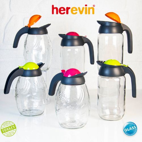 Jugs (Glass, Plastic with various designs)