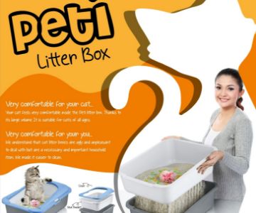Peti Cat Litter Box