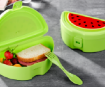 Vitamin Lunch Box with Spoon & Fork  