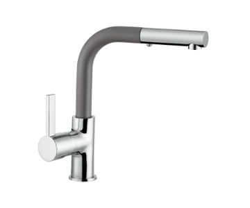 Kelvin Pull Out Kitchen Mixer Graphite Grey 157311607