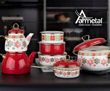 Vintage Enamel Cookware Series