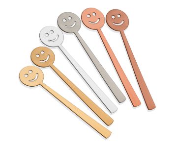 Narin - Tea Spoon Colored 6 Pieces Set