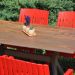 California Compact 70*120 Red Table Set With Sleeves