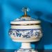 Blue Life Enamel Footed Sugar Bowl 18 cm
