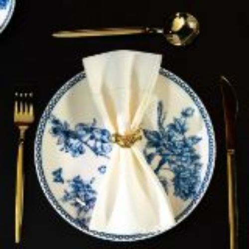 Blue Life Tiffany 22 Piece Porcelain Breakfast Set for 6 People