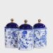 Blue Life Porcelain Spice Set of 3
