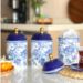 Blue Life Large Porcelain Spice Set of 3