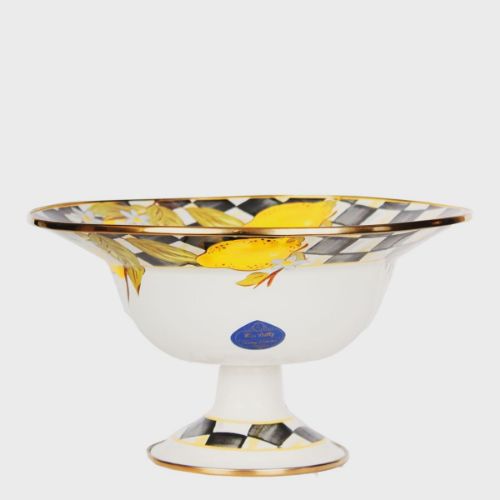 Linda Enamel Footed Fruit Bowl 30 cm