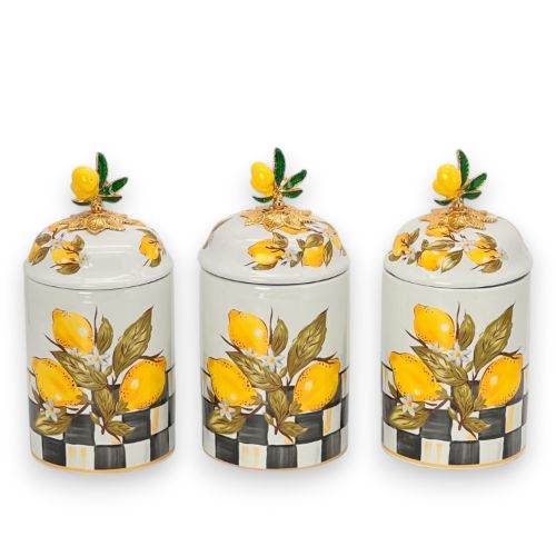 Linda Large Porcelain Spice Set of 3