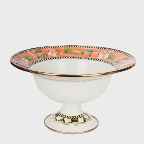 Paradise Enamel Footed Fruit Bowl 30 cm